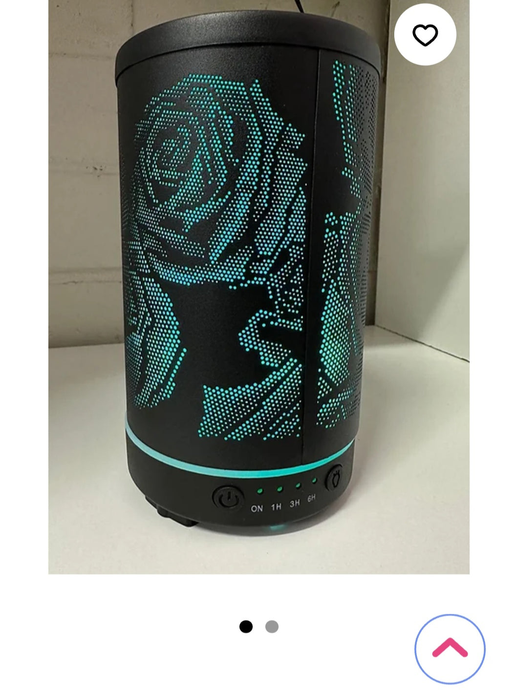 Ultrasonic Black Rose Diffuser