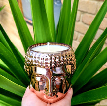 Load image into Gallery viewer, Rose Gold Buddha Candle
