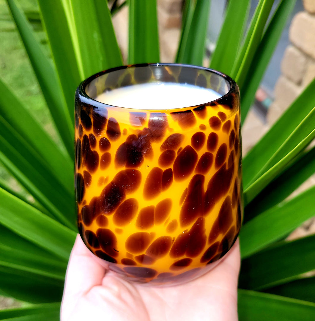 Coconut Soy Leopard Candle